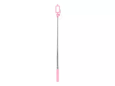 NATEC Selfie stick Monopod przewodowy różowy SF-20W