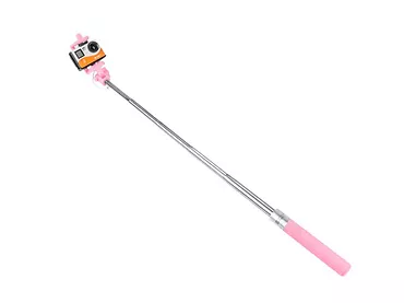 NATEC Selfie stick Monopod przewodowy różowy SF-20W