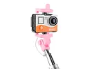 NATEC Selfie stick Monopod przewodowy różowy SF-20W