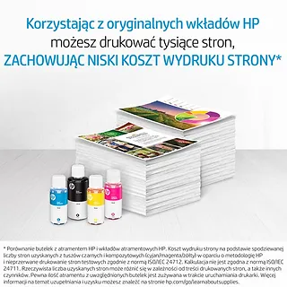 Oryginalny tusz do drukarki HP GT52 (M0H55AE) Purpurowy (Magenta)