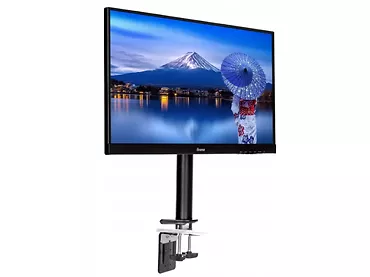 Uchwyt na 1 monitor IIYAMA DS1001C-B1, mocowanie do blatu, regulacja w poziomie, pionie i wysokości, PIVOT