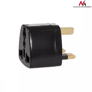 Maclean Adapter gniazdo EU na wtyk UK MCE154 czarny