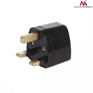 Maclean Adapter gniazdo EU na wtyk UK MCE154 czarny