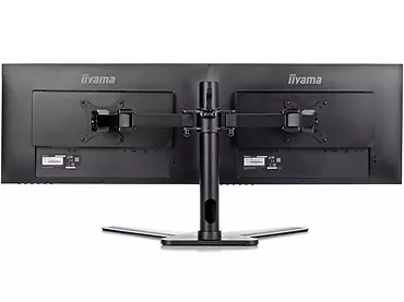 Uchwyt na dwa monitory IIYAMA DS1002D-B1, regulowany stojak w poziomie, pionie, wysokość, PIVOT