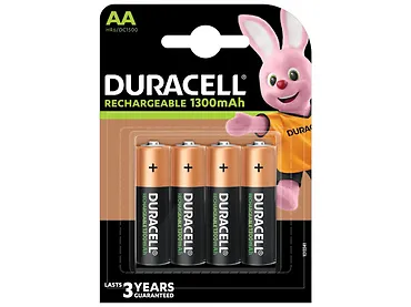Akumulatorki Duracell Recharge R6/AA 1300 mAh (blister) - 4 sztuki