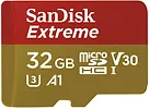 SanDisk Extreme microSDHC 32GB 100/60 MB/s A1 V30 U3