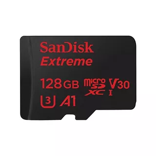 SanDisk Extreme microSDXC 128GB 100/90 MB/s A1 V30 U3