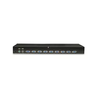 Gembird Przełącznik KVM 8-portowy USB/PS2 z OSD, rackowy