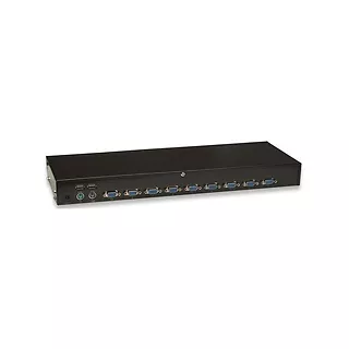 Gembird Przełącznik KVM 8-portowy USB/PS2 z OSD, rackowy