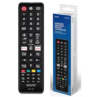 Pilot uniwersalny/zamiennik do telewizora TV SAMSUNG SAVIO RC-07 SMART NETFLIX AMAZON