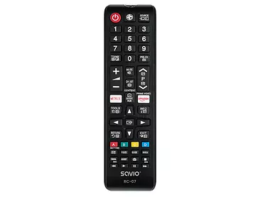 Pilot uniwersalny/zamiennik do telewizora TV SAMSUNG SAVIO RC-07 SMART NETFLIX AMAZON