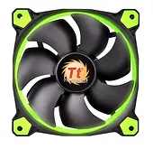 Thermaltake Wentylator Riing 12 LED Green (120mm, LNC, 1500 RPM) Retail/Box