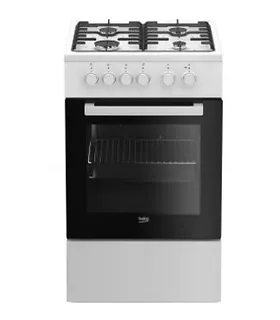 Beko FSS52020DW  Kuchnia gazowo-elektryczna