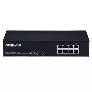 Sencor Switch Ethernet 8x10/100 Mb/s RJ45 PoE/PoE+ Desktopendspan