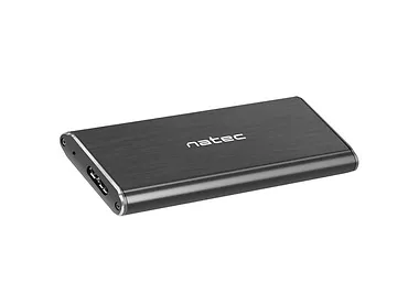 NATEC Kieszeń zewnętrzna HDD Sata Rhino M.2 USB 3.0 Aluminium czarna   slim