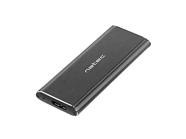 NATEC Kieszeń zewnętrzna HDD Sata Rhino M.2 USB 3.0 Aluminium czarna   slim