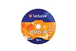 Verbatim DVD-R 16x 4.7GB 10P SP Matt Silver Wrap 43729