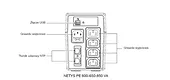 DICOTA UPS NETYS PE 850VA/480W 230V/AVR/4XIEC 320,LED, USB