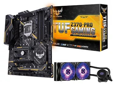 Płyta główna Asus TUF Z370-PRO GAMING + Chłodzenie wodne Cooler Master aster MasterLiquid Lite 240 RGB