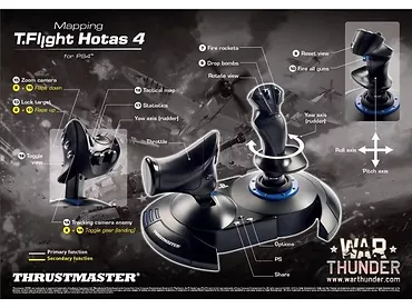 Joystick Thrustmaster T-Flight HOTAS 4 Official DO PC/PS4