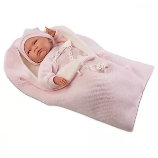 Llorens Lalka Lala w różowym śpiworku 40 cm