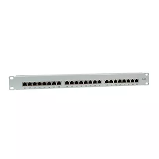 LogiLink Patchpanel CAT6 19' 24- porty, STP, szary