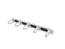 LANBERG Organizer kabli 19'' 1U Panel szczotkowany Typ B szary