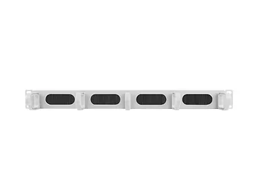 LANBERG Organizer kabli 19'' 1U Panel szczotkowany Typ B szary