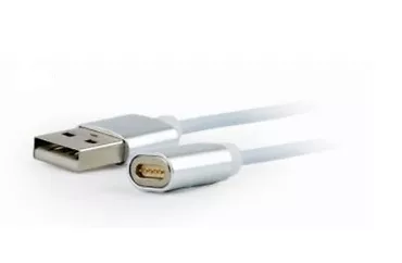 Gembird Kabel USB magnetyczny 3w1/1m/srebrny