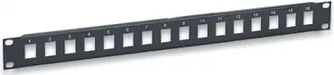 LANBERG Patch Panel 16 portów otwarty do modułów Keystone