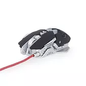 Gembird Programowalna mysz dla graczy czarno-srebrna