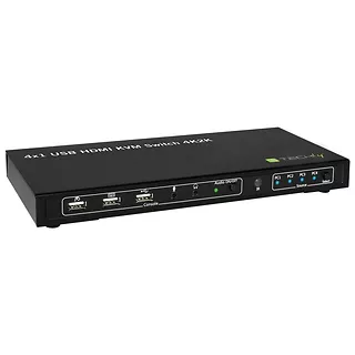 Mattel 4-portowy przełącznik KVM HDMI/USB 4x1 z audio