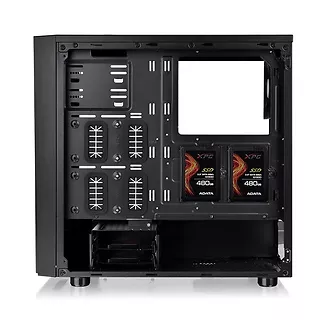 Thermaltake Versa J21 USB3.0 Tempered Glass - Black