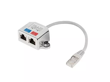 LANBERG Adapter rodzielacz LAN RJ-45 - 2x RJ-45 FTP