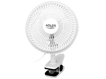 Adler Wentylator 15 cm z  klipsem i podstawą   AD 7317