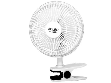 Adler Wentylator 15 cm z  klipsem i podstawą   AD 7317
