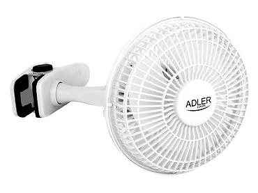 Adler Wentylator 15 cm z  klipsem i podstawą   AD 7317