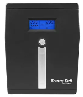 Zasilacz awaryjny UPS Green Cell Micropower z wyświetlaczem LCD 600VA