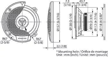 Kenwood KFC-S1366