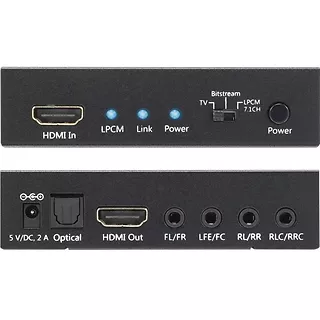 Adata HDMI 4K audio extractor SPDIF Toslink, 4x Jack 3.5mm, LPCM      5.1CH / 7.1CH