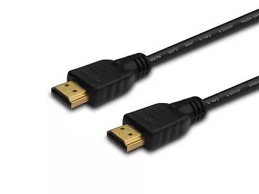 Elmak SAVIO CL-121 Kabel HDMI v1.4, High Speed, Ethernet, 3D, pozłacane wtyki, 4Kx2K, 1,8m