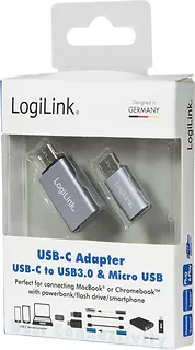 LogiLink Adapter USB-C do USB3.0 Micro USB