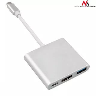 Maclean Adapter USB-C - HDMI / USB 3.0 / USB-C MCTV-840