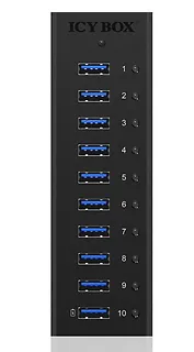 IcyBox IB-AC6110 Aktywny 10-portowy Hub