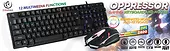 Rebeltec Klawiatura+mysz przewodowa dla graczy OPPRESSOR GAMING