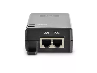 Zasilacz/Adapter PoE + 802.3at, max. 48V 30W Gigabit 10/100/1000Mbps, aktywny