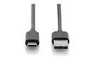 Kabel połączeniowy USB 2.0 HighSpeed Typ USB C/USB A M/M czarny 3