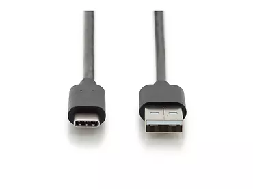 Kabel połączeniowy USB 2.0 HighSpeed Typ USB C/USB A M/M czarny 3