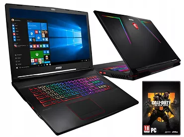 LAPTOP MSI GE73 8RE-417PL i7-8750H/16GB/1TB/SSD256/15,6/GTX1060/WIN10