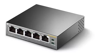 Przełącznik typu desktop, 5 portów gigabitowych, 4 porty PoE TP-Link TL-SG1005P